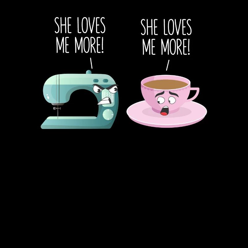 Sewing Machine Coffee Funny Sewing Quilting Seamstress