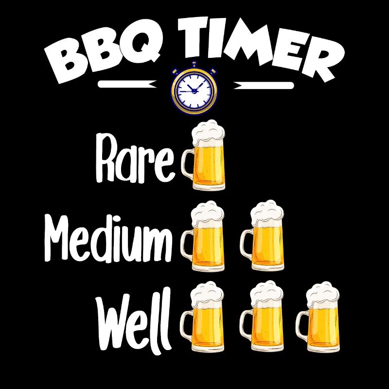BBQ Timer - Rare, Medium, Well Done, Beer