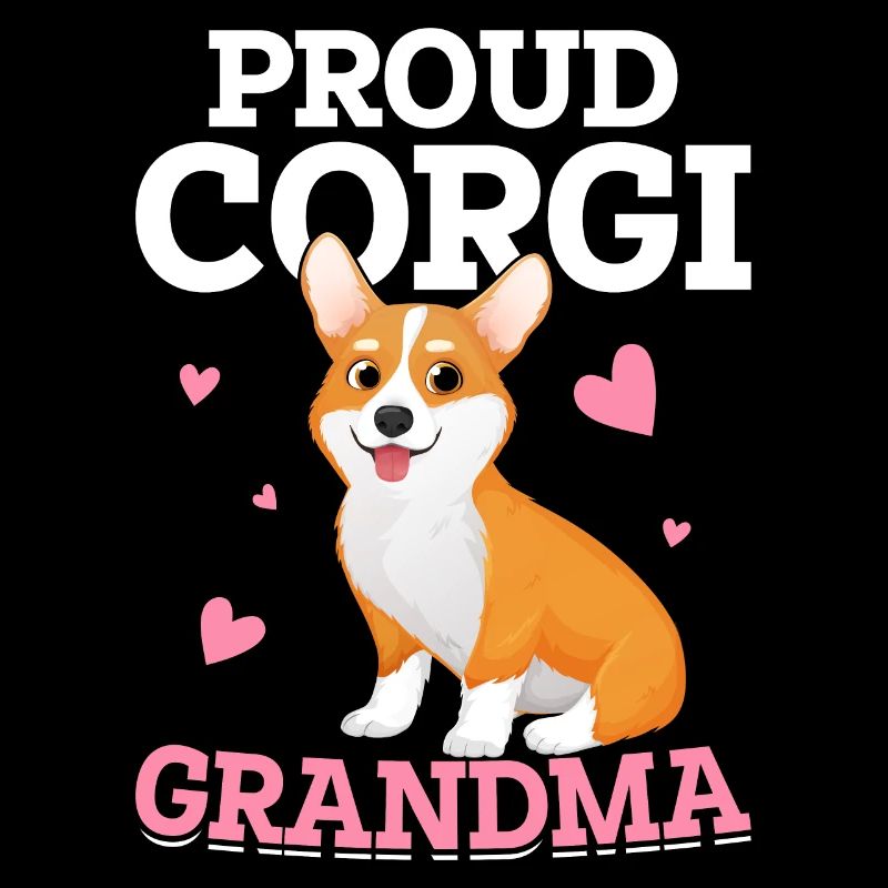 Fière grand-mère Corgi