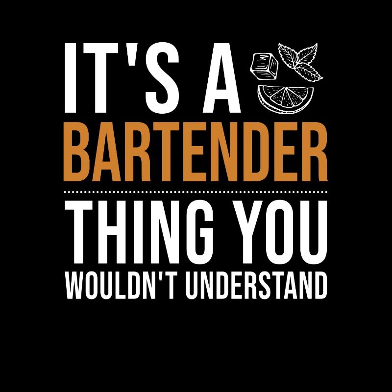 It's a Bartender Thing Barman Bartender Barmaid