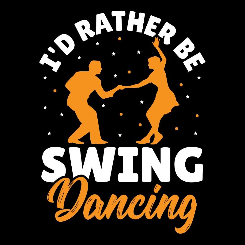 Danseur de swing Je préfère danser le swing