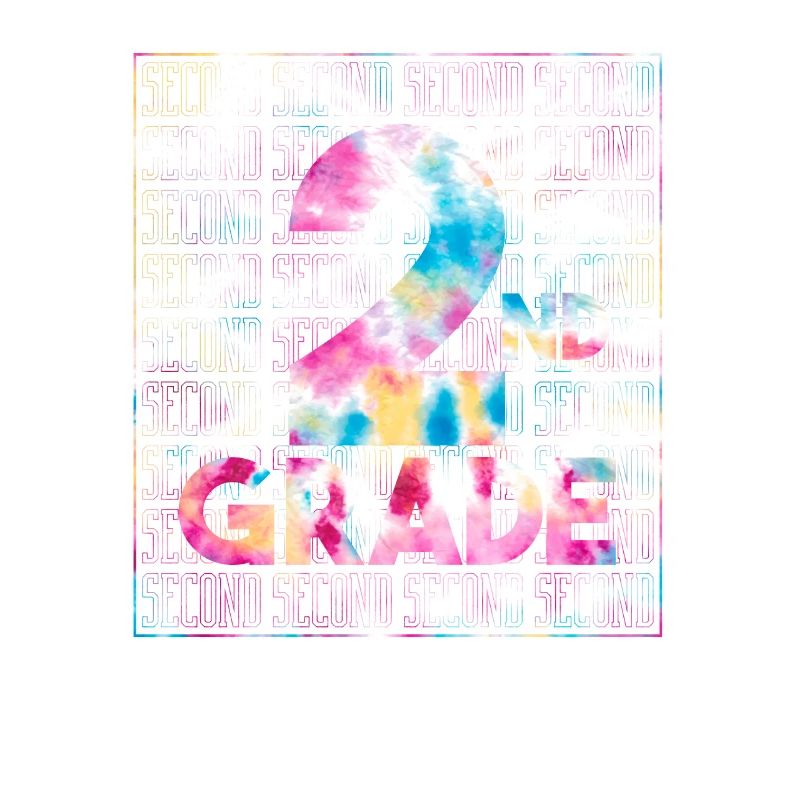 Tie Dye 2nd Grade Typography Team Second Grade
