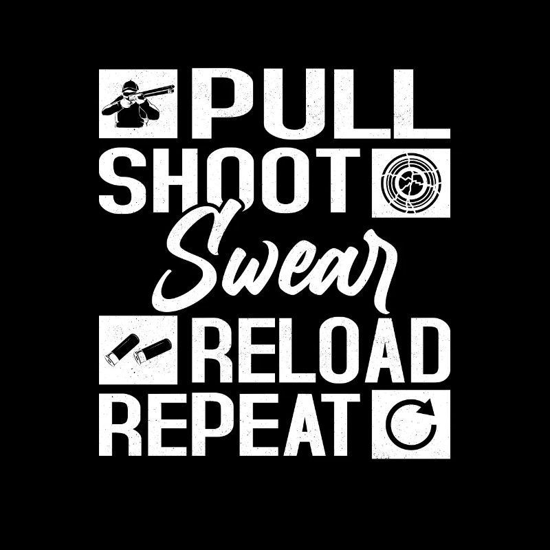 Pull Bang Dust Trapshooting Tir au pigeon d’argile