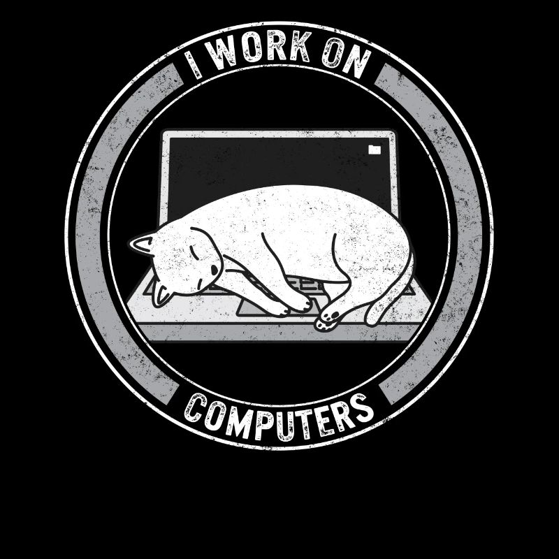 Programmierer-Shirt, Ich arbeite an Computern T-Shirt, Codierung