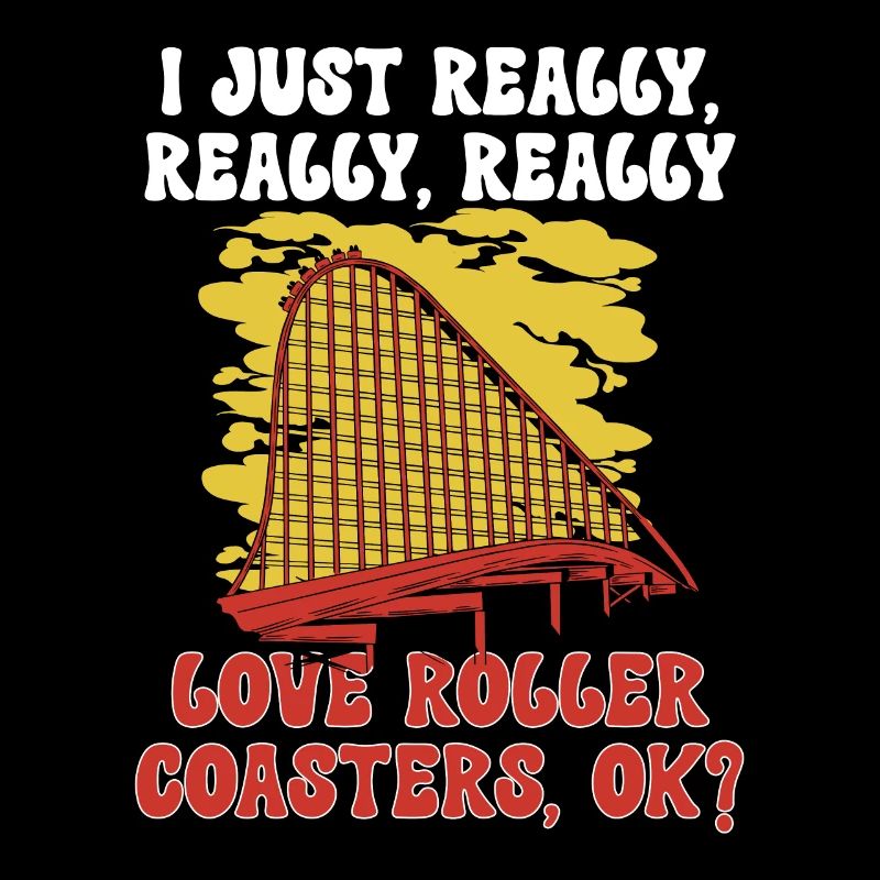 Achterbahn Rollercoaster Freizeitpark