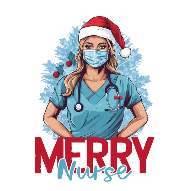 Infirmière de joyeux Noël