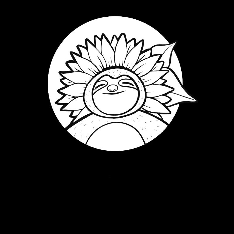 Sloth Sunflower