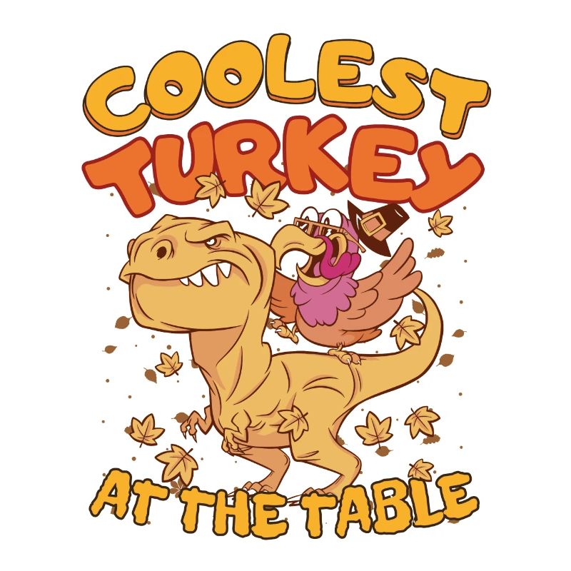 La dinde T-Rex la plus cool de Thanksgiving à table