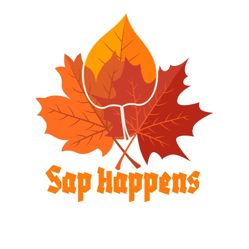 Maple Syrup Tree Tapping Funny Autumn Pancake