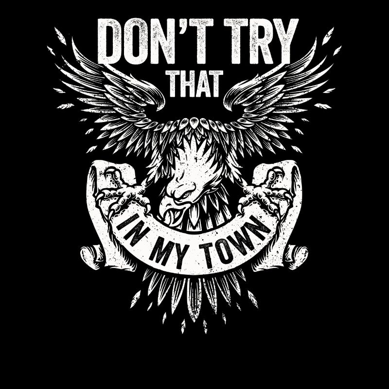 Versuchen Sie das in einer Kleinstadt American Flag Eagle