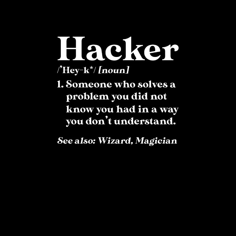 Hacker Coder Computerfreak Nerd Hacking Geschenk