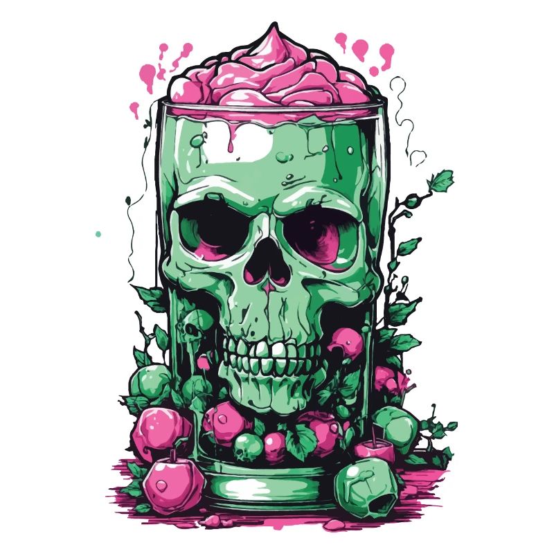 Skull Candy Gothic Pastel for Dia de Muertos