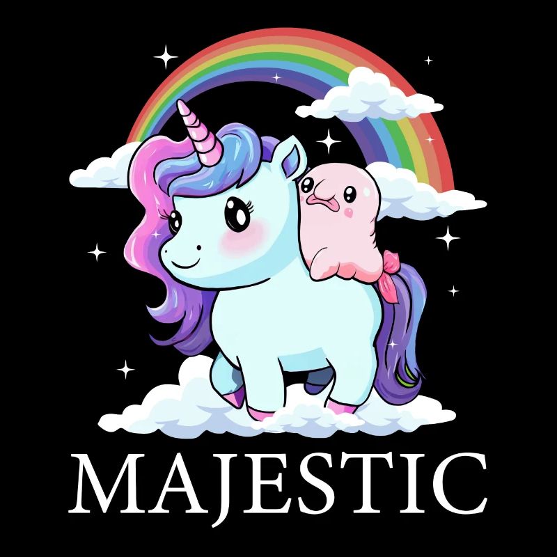 Blobfisch Einhorn Regenbogen