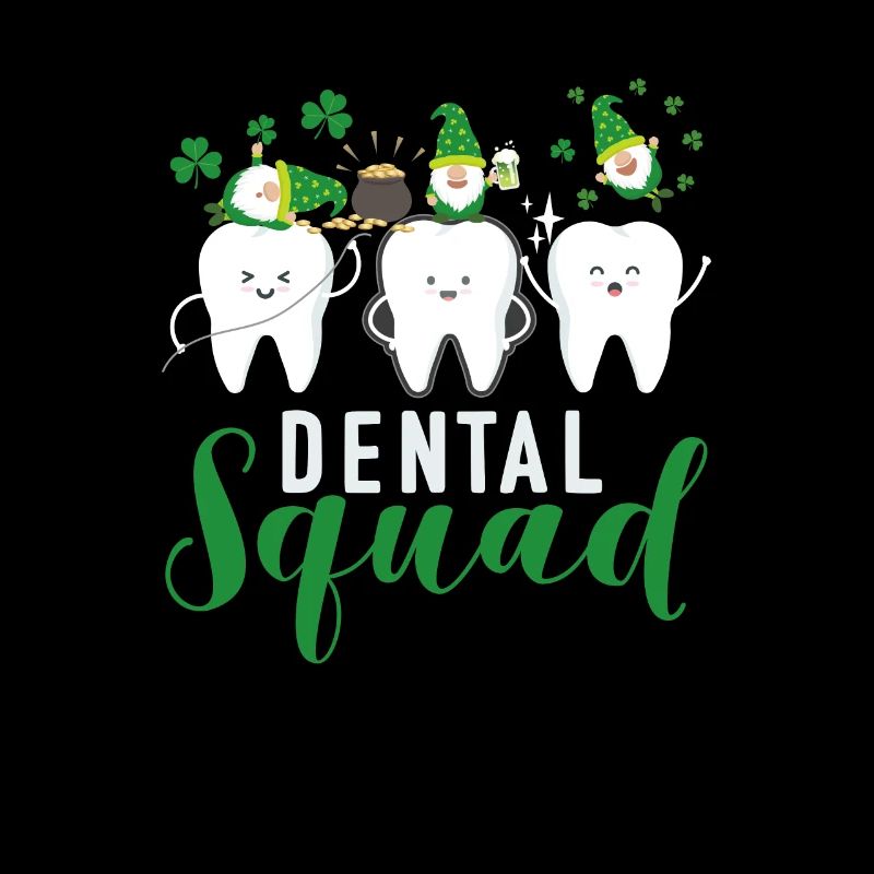 Dentaire Squad Dent Mignon Gnome Saint Patricks