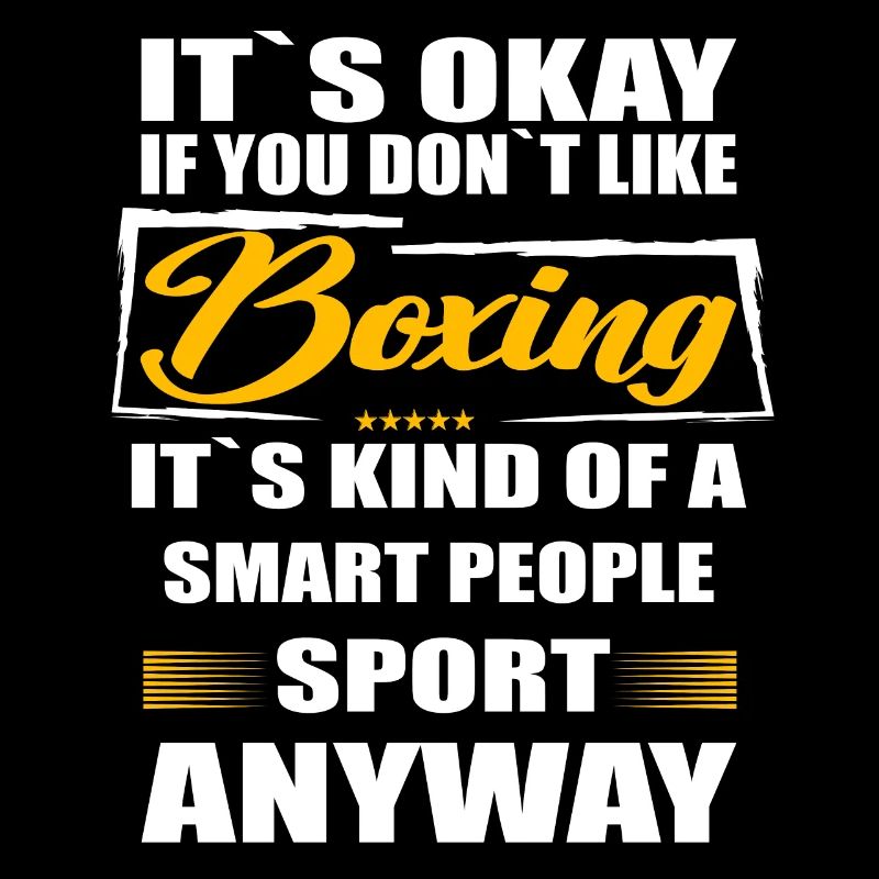 Ce n’est pas grave si vous n’aimez pas la boxe