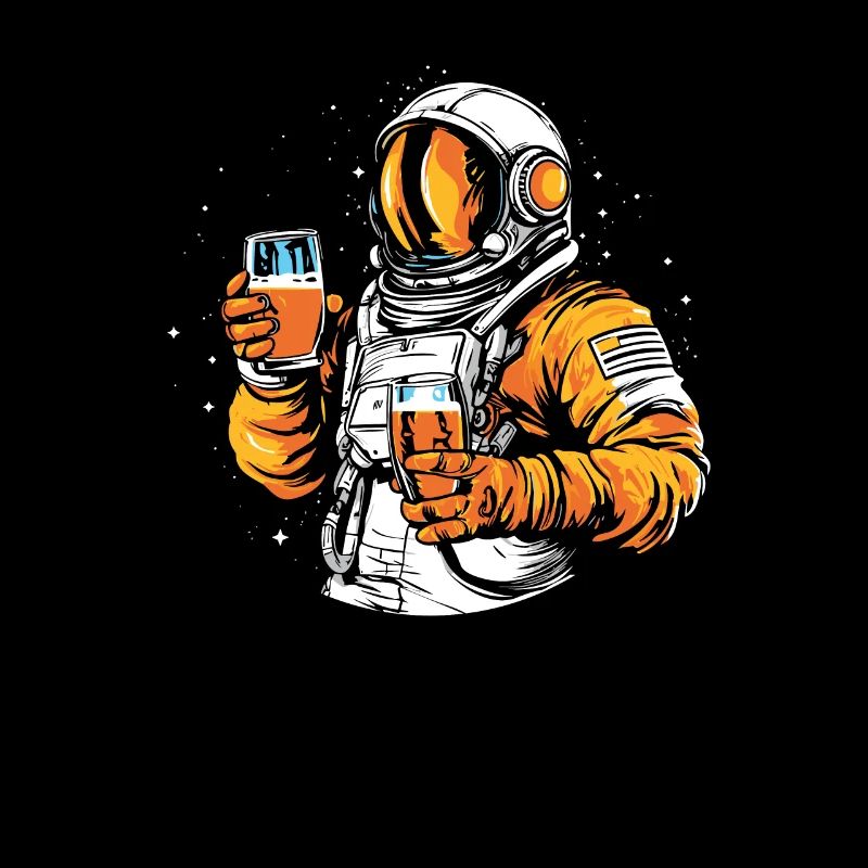 Beer, Beer Lover, Astronaut
