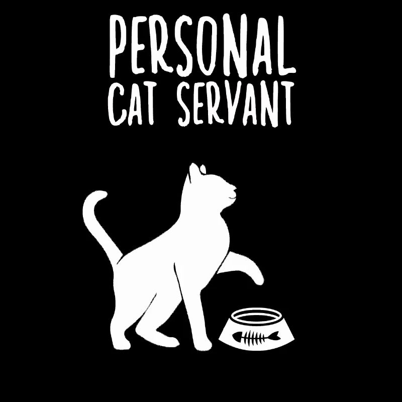 Chat serviteur chat esclave chat drôle chat