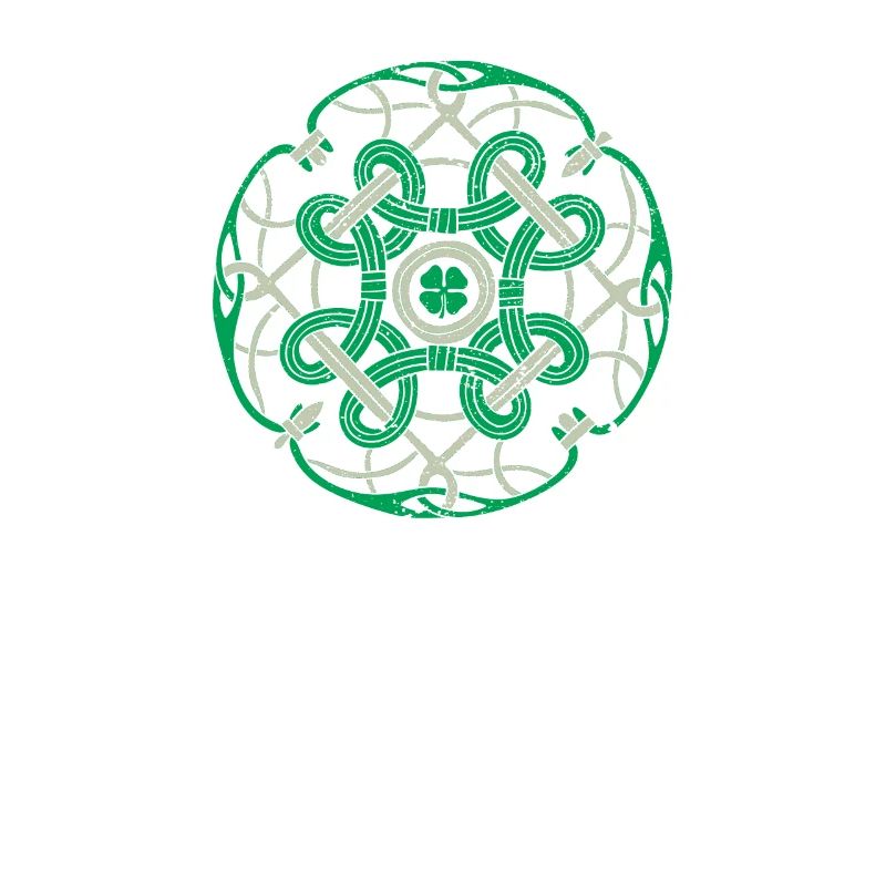 Irish Blessing Celtic Knot 4 Leaf Clover