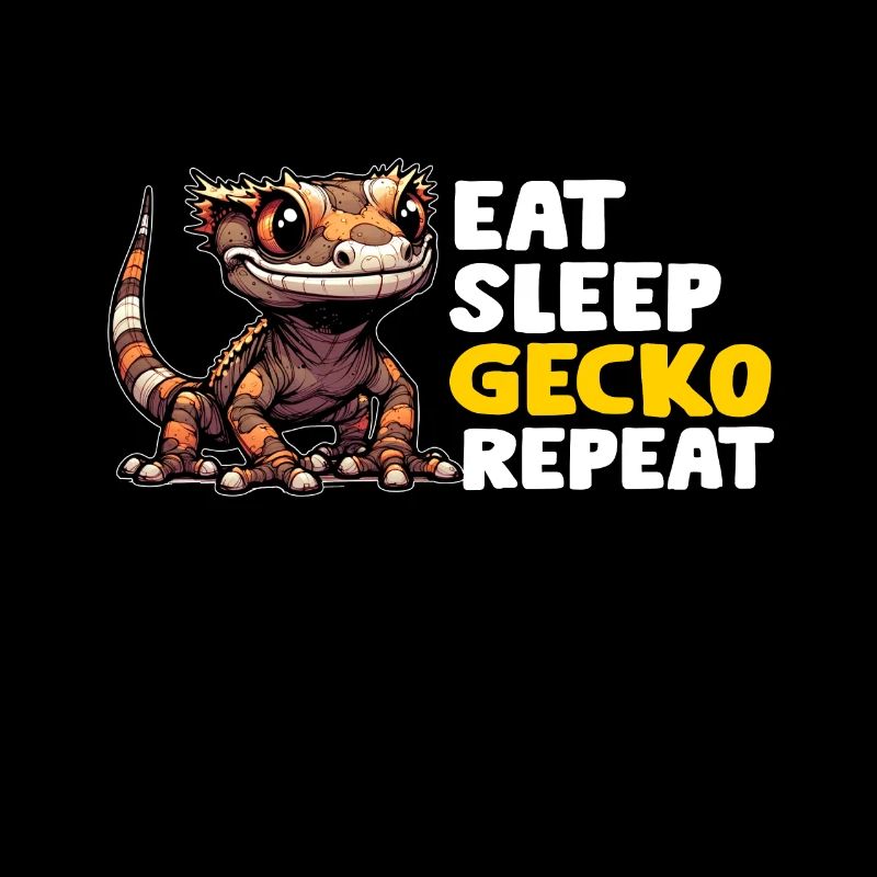Crested Gecko Men Women Lizard Eyelash Gecko