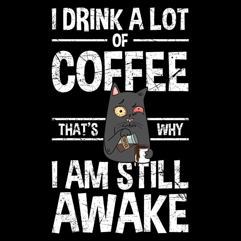 Je bois beaucoup de café