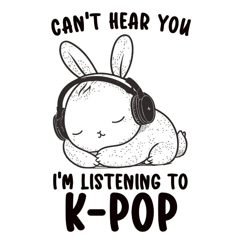 Je ne t’entends pas, j’écoute Kpop Rabbit K-pop