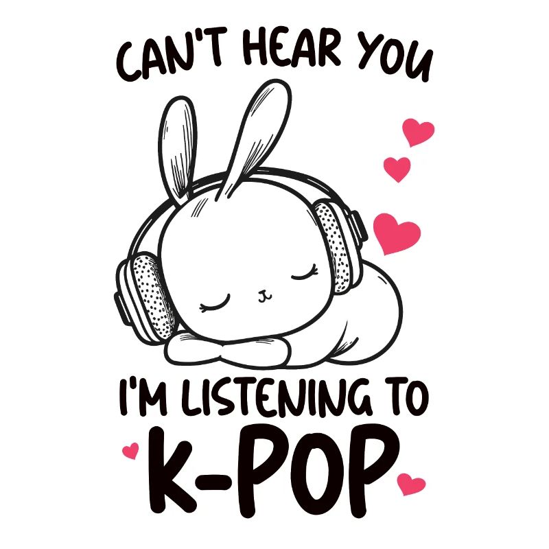 Je ne t’entends pas, j’écoute Kpop Rabbit K-pop