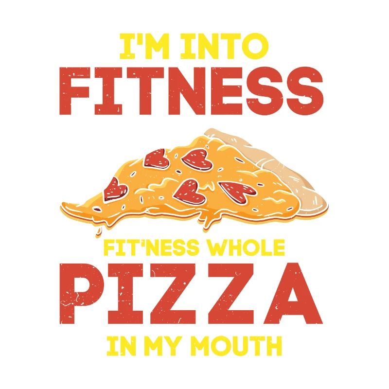 Cuisson de pizzas Je suis dans la forme physique Pizza entière dans la bouche