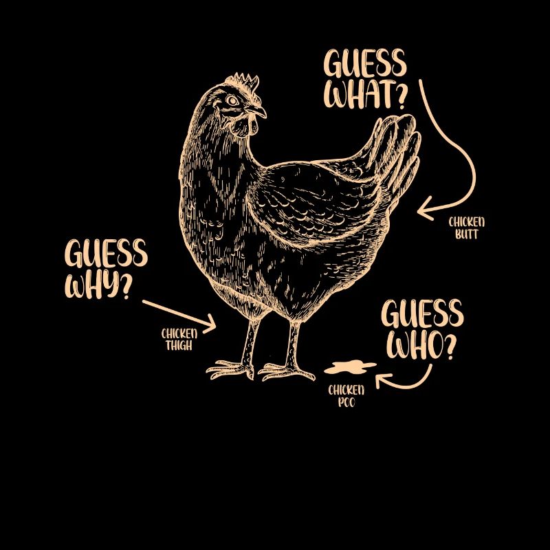 Drôle Devinez quoi ? Cul de poulet !