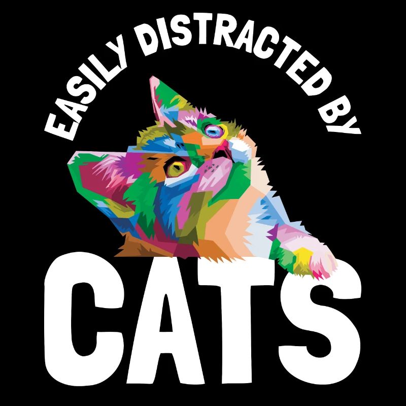 Easily distracted by cats
