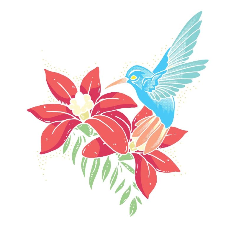 Colibri, Fleurs, Oiseau De Fleur