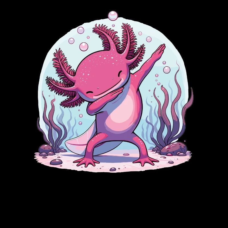 Dab Axolotl Dabbing pour les amateurs d’axolotls