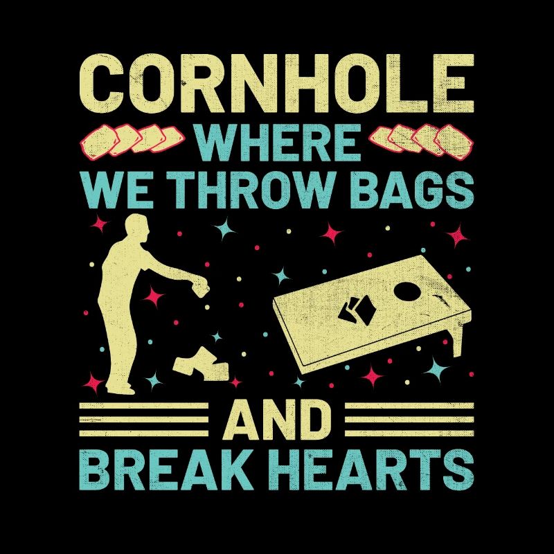 Joueurs De Cornhole Cornhole Sports Drôle De Cornhole Be