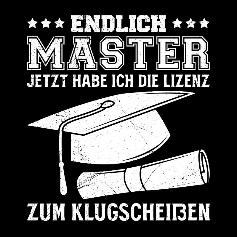 Masterabschluss Endlich Master Lizenz Bestanden