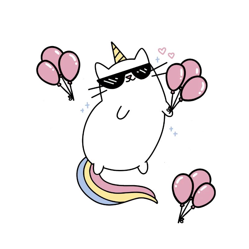 Katze Einhorn Geburtstagsgeschenk Geburtstag Kind
