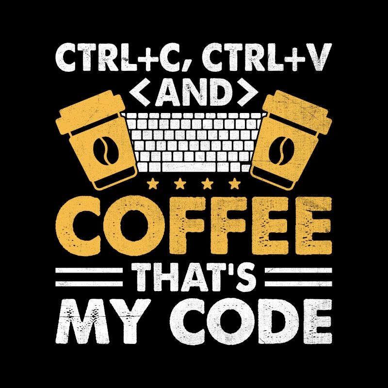 Kaffee-Codierung Programmierer Programmierer Entwickler Nerd Coff