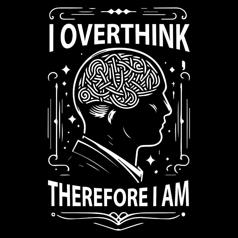 I overthink, therefore I am Funny