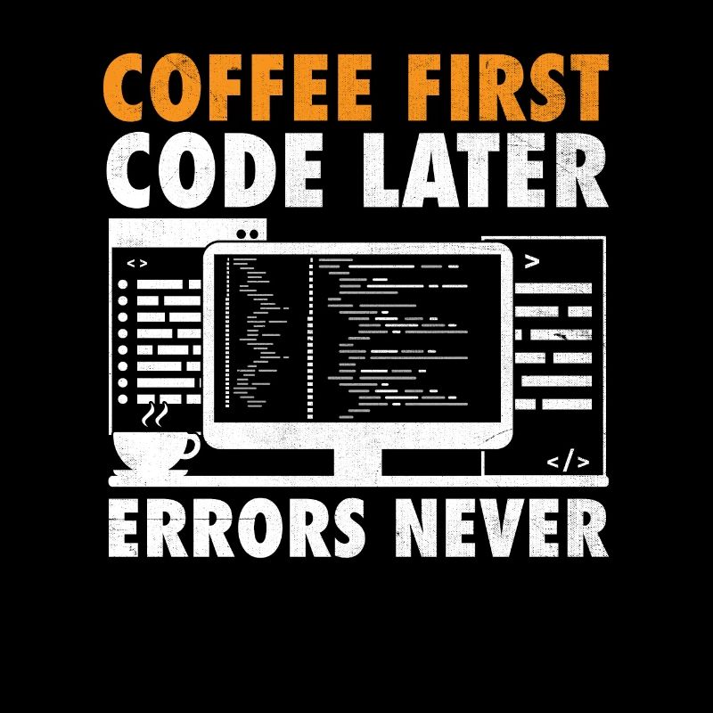 Kaffee-Codierung Programmierer Programmierer Entwickler Nerd Coff