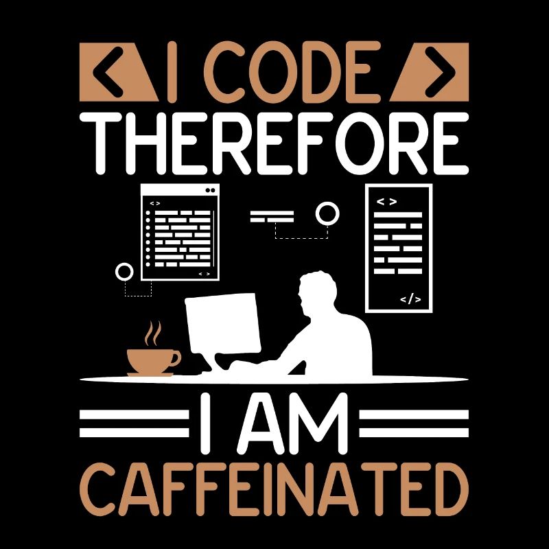 Kaffee-Codierung Programmierer Programmierer Entwickler Nerd Coff