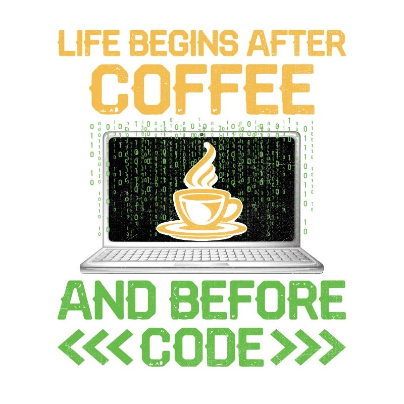 Coffee Coding Programmer Coder Developer Nerd Coff
