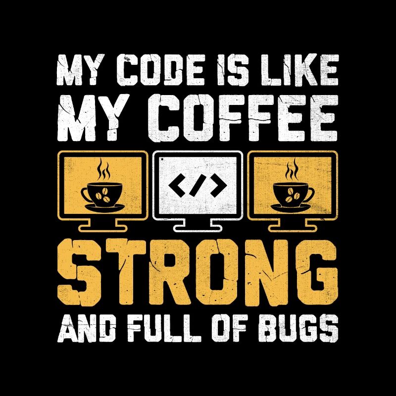 Kaffee-Codierung Programmierer Programmierer Entwickler Nerd Coff