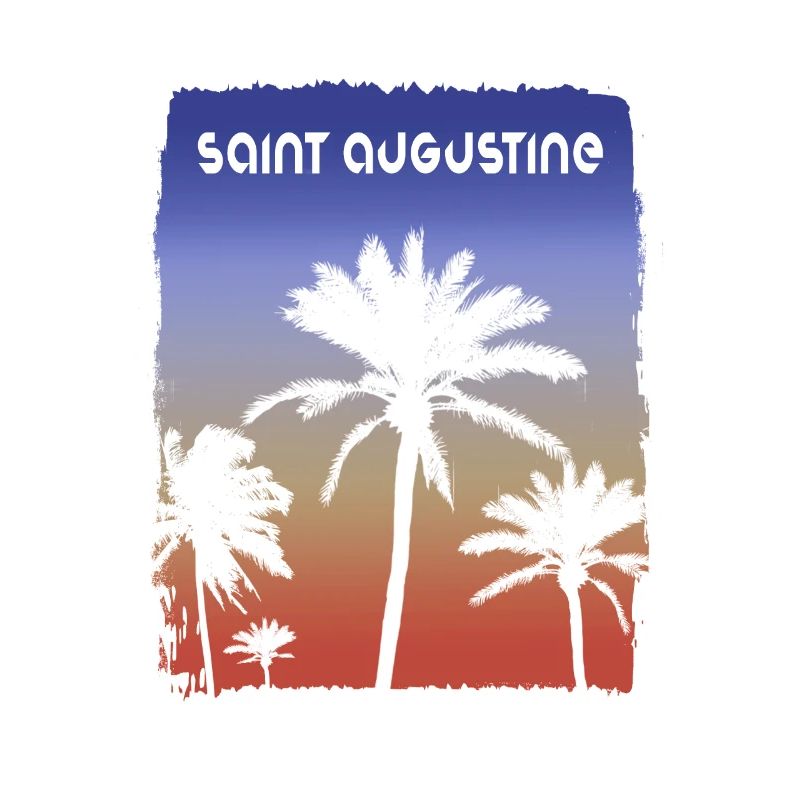 Saint Augustine Floride coucher de soleil vacances Souvenir
