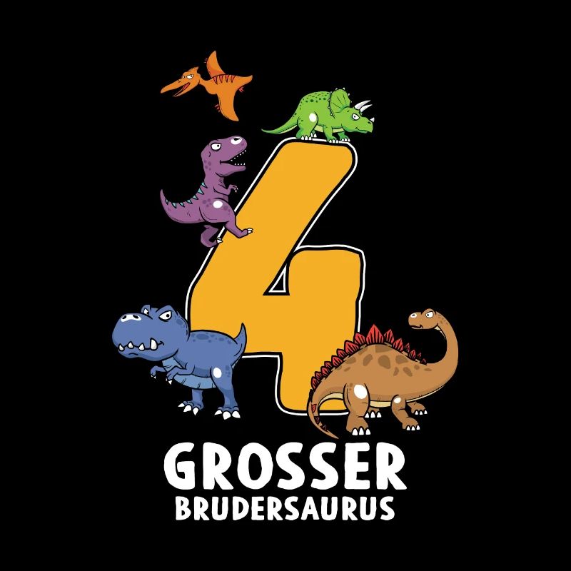 4 ans d’anniversaire Brudersaurus Dino