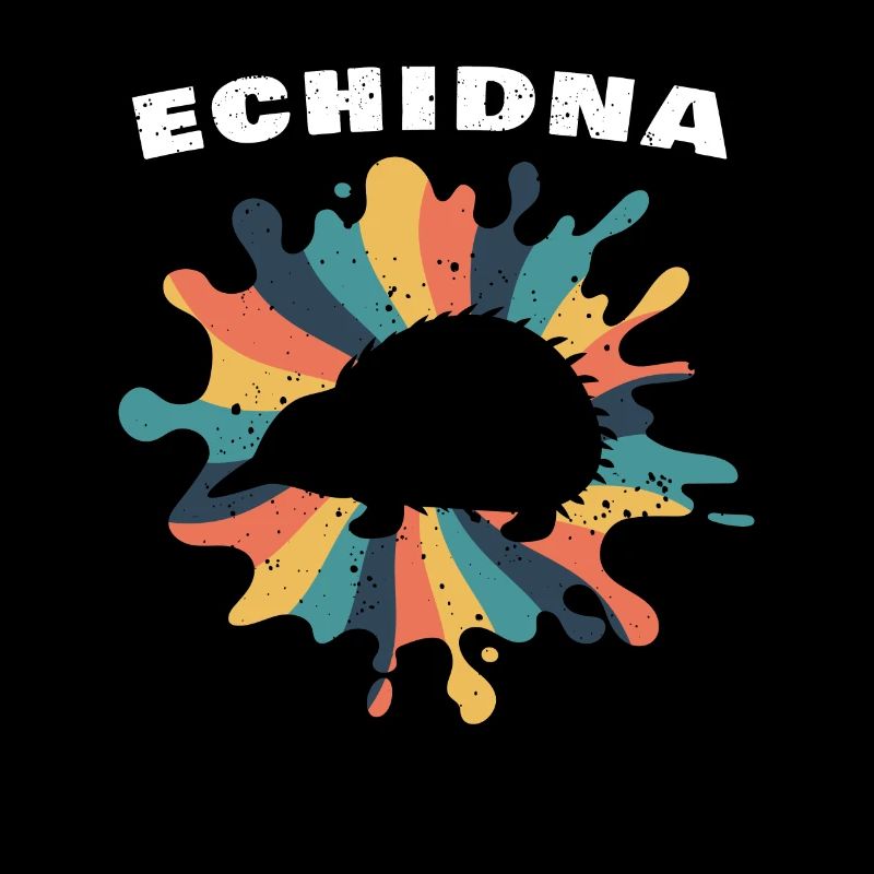 Echidna Retro Design Echidna à bec