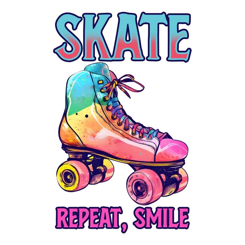 Rollerskates Funny 80er Roller Disco Skating