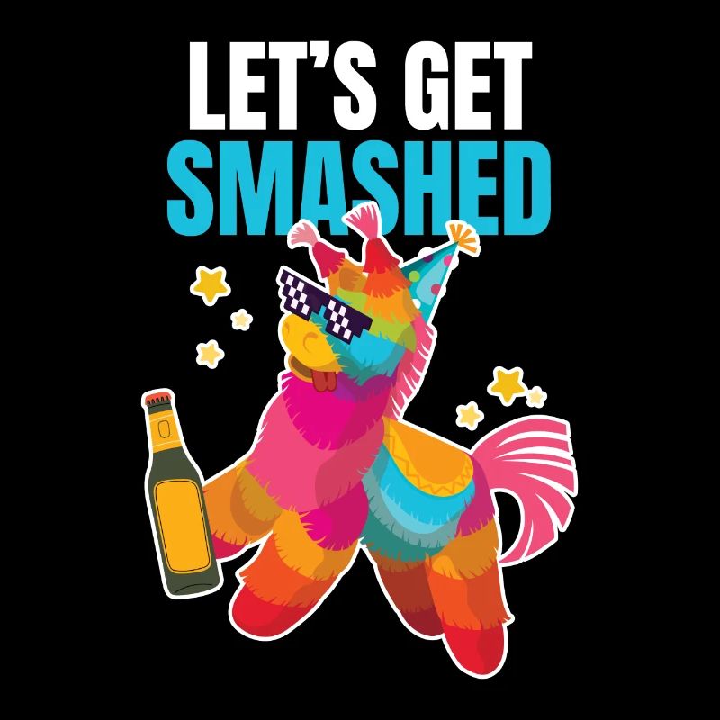 Let´s Get Smashed Pinata Kostüm