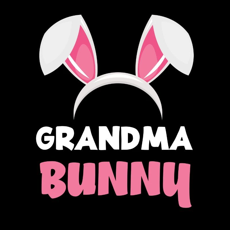 Grand-mère lapin de Pâques oreilles de lapin Pâques