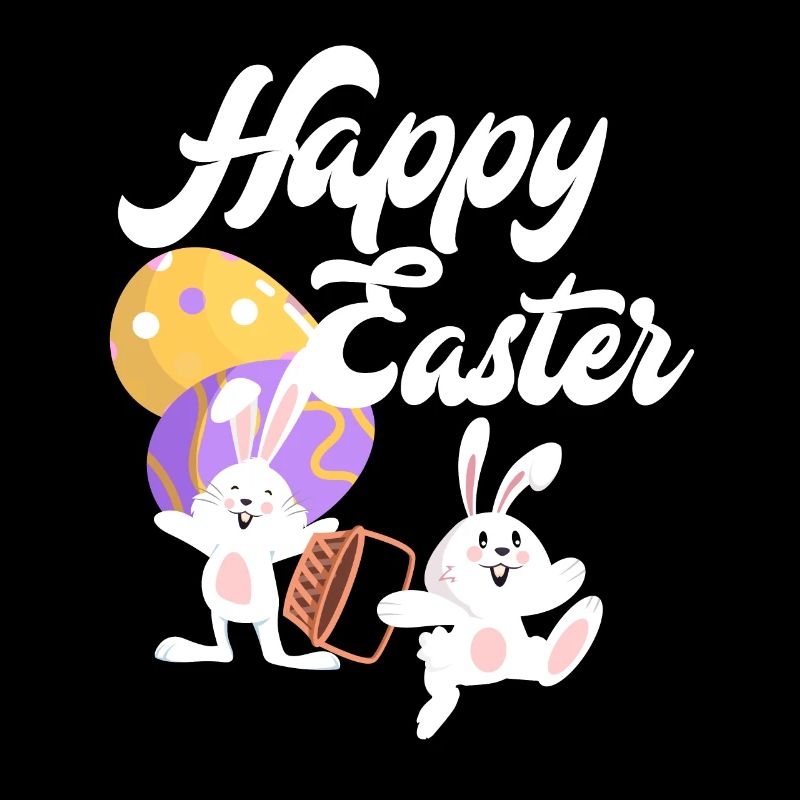 Frohe Ostern Hasen Ostern Kind Mädchen