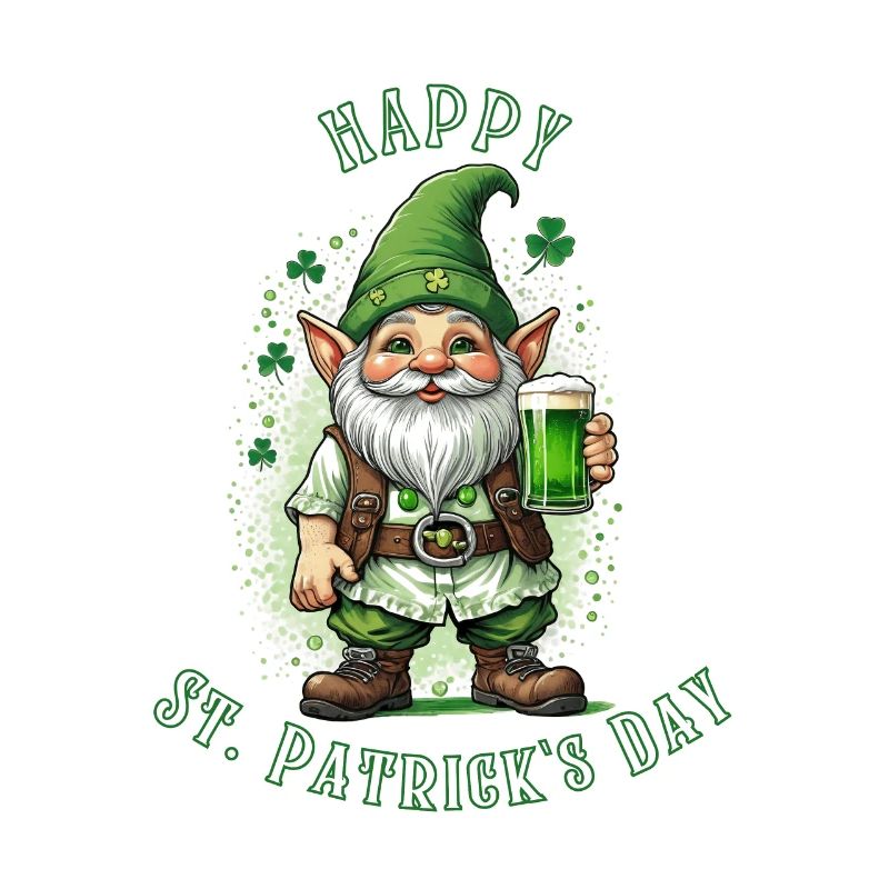 Leprechaun de la Saint-Patrick I Bière verte I