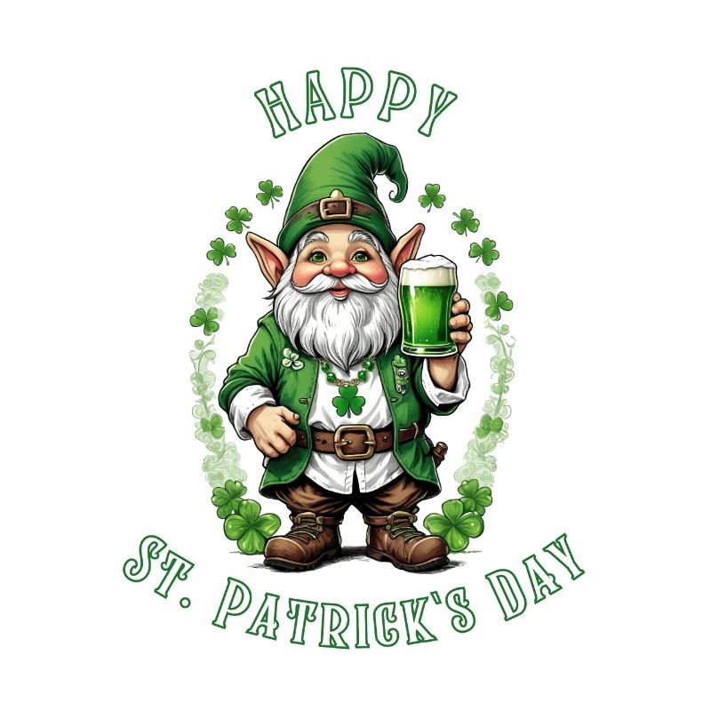 Leprechaun de la Saint-Patrick I Bière verte I