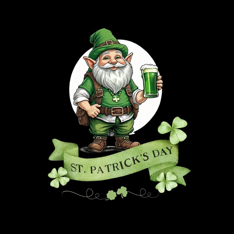 Leprechaun de la Saint-Patrick I Bière verte I